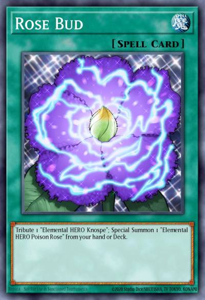 Rose Bud Rare LCGX-EN105 Legendary Collection 2 The Duel Academy Years Mega Pack Yugioh card