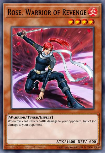 Rose Warrior of Revenge Ultimate Rare CSOC-EN000 Crossroads of Chaos Yugioh card