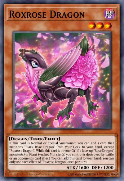 Roxrose Dragon Prismatic Secret Rare MP22-EN060 2022 Tin of the Pharaohs Gods Yugioh card