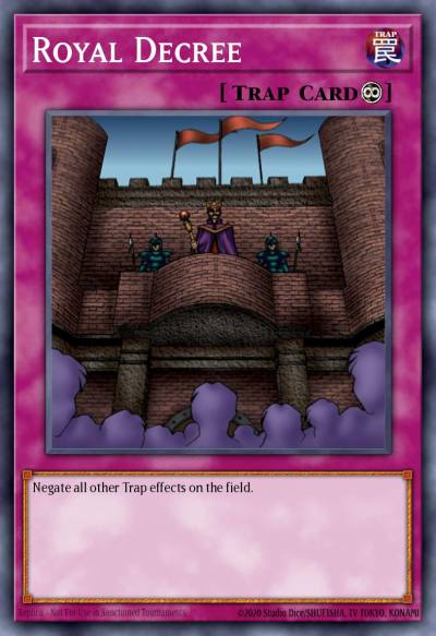 Royal Decree Super Rare DB2-EN106 Dark Beginning 2 Yugioh card