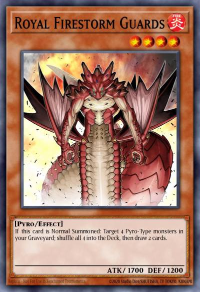 Royal Firestorm Guards Rare BP03-EN034 Battle Pack 3 Monster League Yugioh card