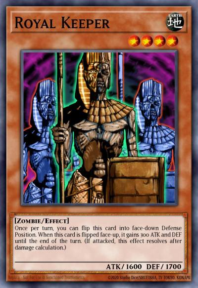 Royal Keeper Common DB2-EN218 Dark Beginning 2 Yugioh card