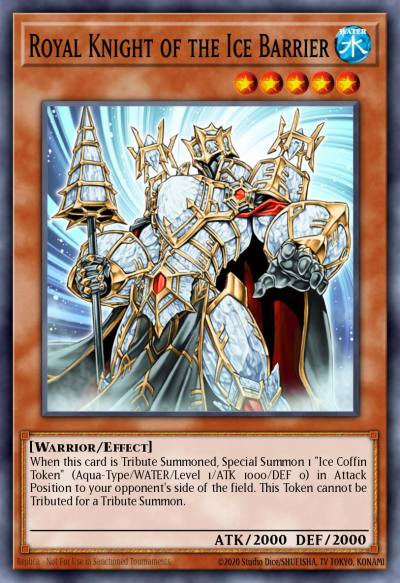 Royal Knight of the Ice Barrier Duel Terminal Super Parallel Rare DT01-EN065 Duel Terminal 1 Yugioh card