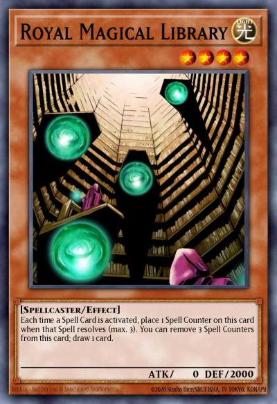 Royal Magical Library Common DR1-EN129 Dark Revelation Volume 1 Yugioh card