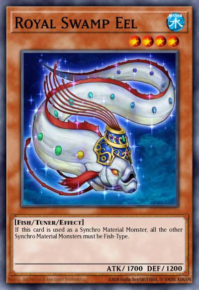 Royal Swamp Eel Super Rare CRMS-EN086 Crimson Crisis Yugioh card