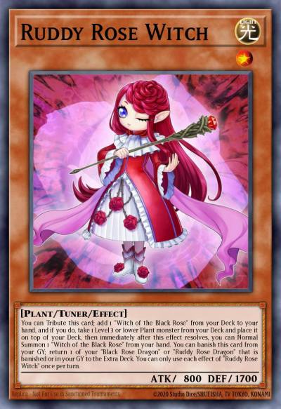Ruddy Rose Witch Rare MP22-EN061 2022 Tin of the Pharaohs Gods Yugioh card