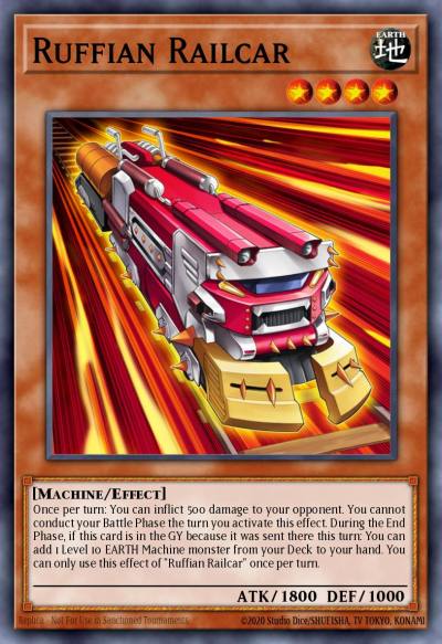 Ruffian Railcar Common LED4-EN042 Legendary Duelists Sisters of the Rose Yugioh card