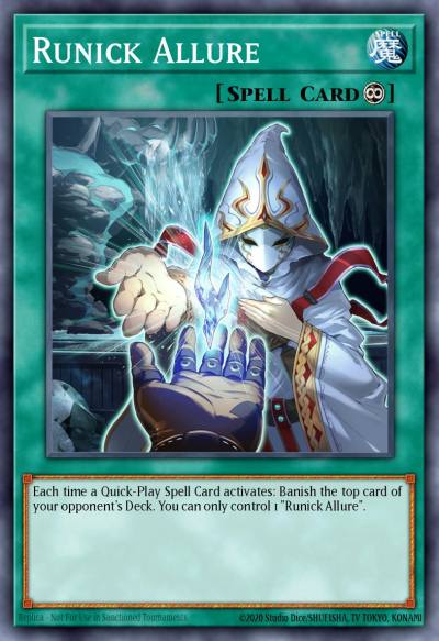 Runick Allure Ultra Rare MP23-EN240 25th Anniversary Tin Dueling Heroes Mega Pack Yugioh card
