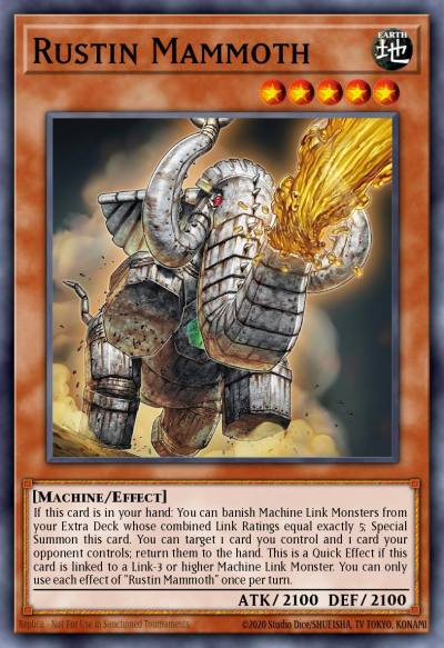 Rustin Mammoth Common BLZD-EN087 Blazing Dominion Yugioh card