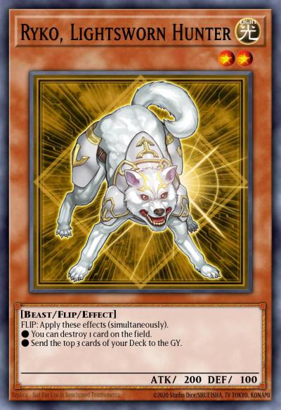 Ryko Lightsworn Hunter Collector's Rare RA02-EN003 25th Anniversary Rarity Collection II Yugioh card