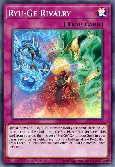 Ryu-Ge Rivalry Rare CRBR-EN040 Crossover Breakers Yugioh card