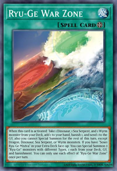Ryu-Ge War Zone Super Rare CRBR-EN036 Crossover Breakers Yugioh card