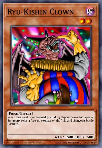 Ryu-Kishin Clown Common LOD-007 Legacy of Darkness Yugioh card