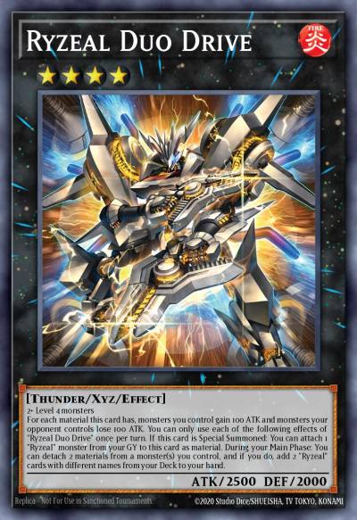 Ryzeal Duo Drive Common MP25-EN439 2025 Mega-Pack Tin Yugioh card