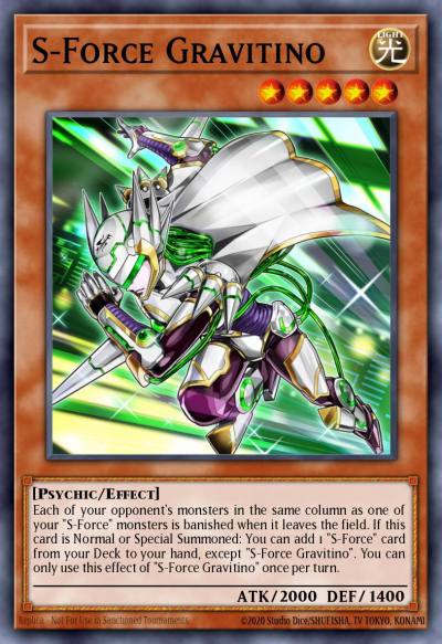 S-Force Gravitino Ultra Rare BLVO-EN014 Blazing Vortex Yugioh card