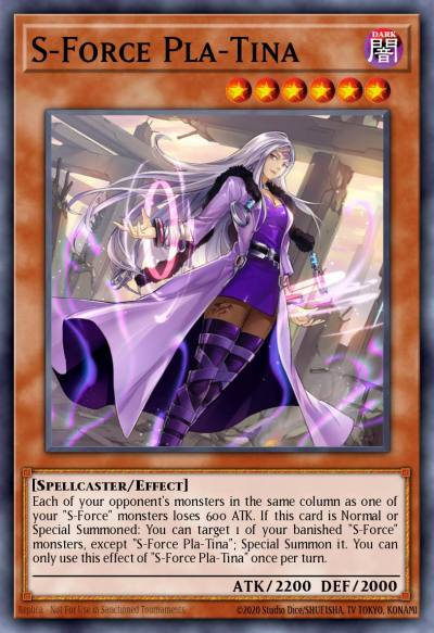 S-Force Pla-Tina Ultra Rare BLVO-EN015 Blazing Vortex Yugioh card