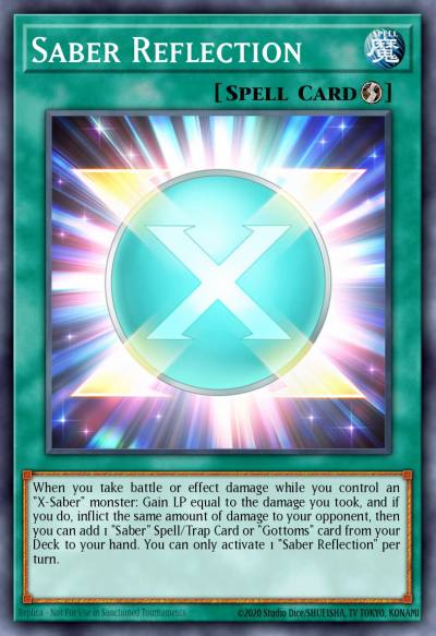 Saber Reflection Rare INOV-EN090 Invasion Vengeance Yugioh card