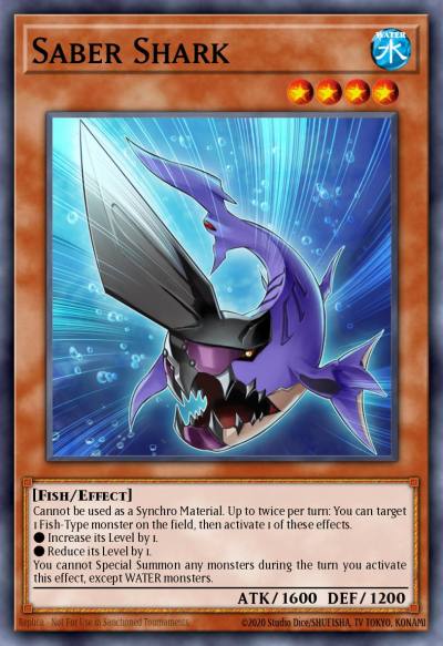 Saber Shark Ultra Rare DUSA-EN004 Duelist Saga Yugioh card