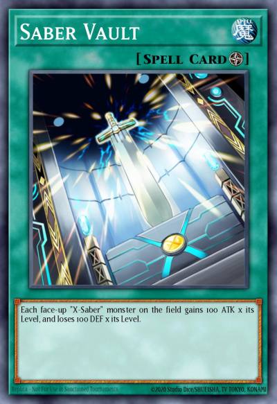 Saber Vault Secret Rare TSHD-EN086 The Shining Darkness Yugioh card