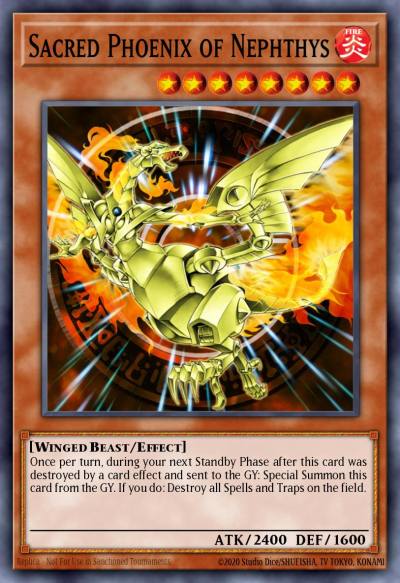 Sacred Phoenix of Nephthys Ultra Rare DR3-EN125 Dark Revelation Volume 3 Yugioh card