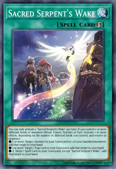 Sacred Serpents Wake Common SHSP-EN068 Shadow Specters Yugioh card