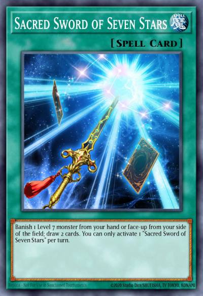 Sacred Sword of Seven Stars Super Rare MP14-EN042 2014 Mega-Tin Mega Pack Yugioh card