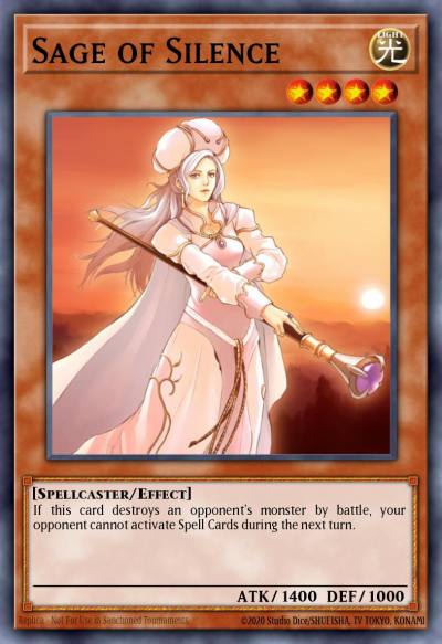 Sage of Silence Rare STON-EN015 Strike of Neos Yugioh card