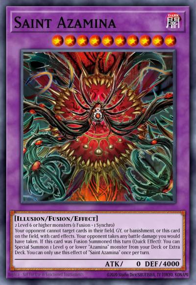 Saint Azamina Quarter Century Secret Rare SUDA-EN036 Supreme Darkness Yugioh card