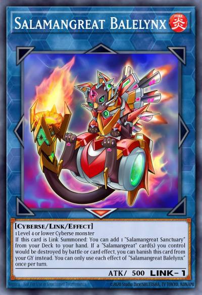 Salamangreat Balelynx Rare LD10-EN012 Legendary Duelists Soulburning Volcano Yugioh card