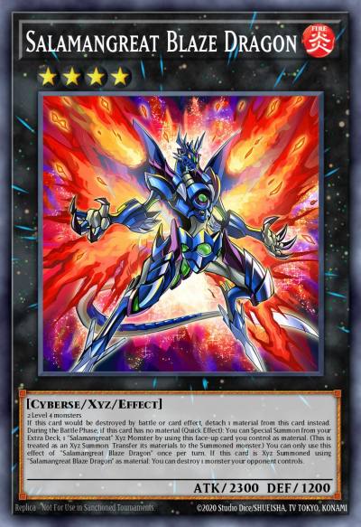 Salamangreat Blaze Dragon Quarter Century Secret Rare TN23-EN007 25th Anniversary Tin Dueling Heroes Yugioh card
