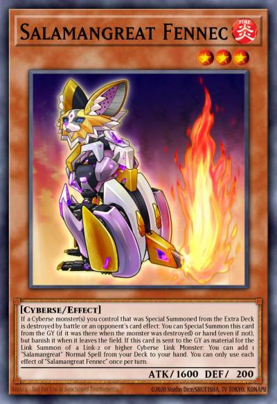 Salamangreat Fennec Common MP20-EN051 2020 Tin of Lost Memories Mega Pack Yugioh card