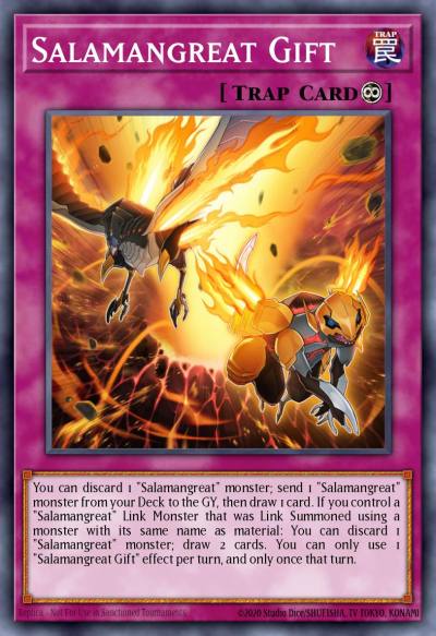 Salamangreat Gift Common MP19-EN204 2019 Gold Sarcophagus Tin Mega Pack Yugioh card