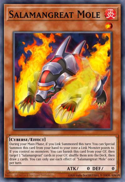 Salamangreat Mole Super Rare OP10-EN006 OTS Tournament Pack 10 Yugioh card