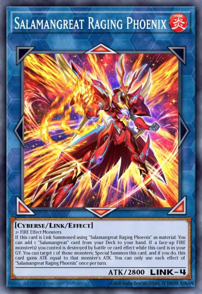 Salamangreat Raging Phoenix Ultra Rare LD10-EN005 Legendary Duelists Soulburning Volcano Yugioh card