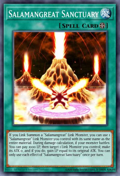 Salamangreat Sanctuary Common MP19-EN194 2019 Gold Sarcophagus Tin Mega Pack Yugioh card