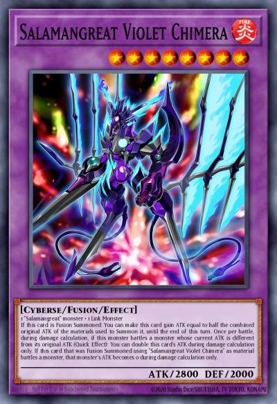 Salamangreat Violet Chimera Common MP20-EN016 2020 Tin of Lost Memories Mega Pack Yugioh card