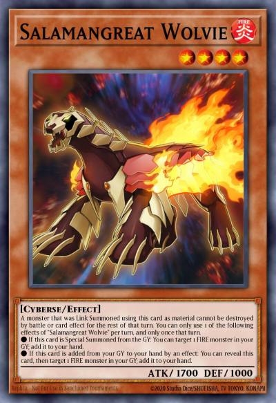 Salamangreat Wolvie Common MP20-EN002 2020 Tin of Lost Memories Mega Pack Yugioh card