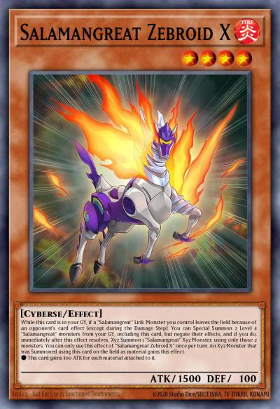 Salamangreat Zebroid X Common MP21-EN044 2021 Tin of Ancient Battles Yugioh card