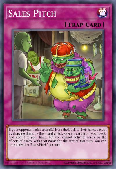 Sales Pitch Rare MP21-EN030 2021 Tin of Ancient Battles Yugioh card
