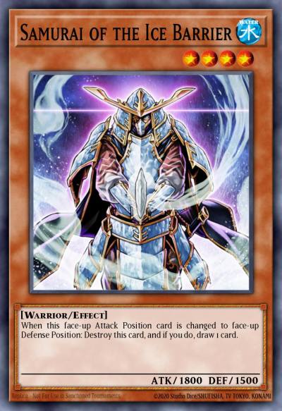 Samurai of the Ice Barrier Common BP02-EN088 Battle Pack 2 War of the Giants Yugioh card