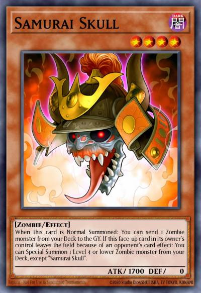 Samurai Skull Common MP18-EN089 2018 Mega-Tin Mega Pack Yugioh card