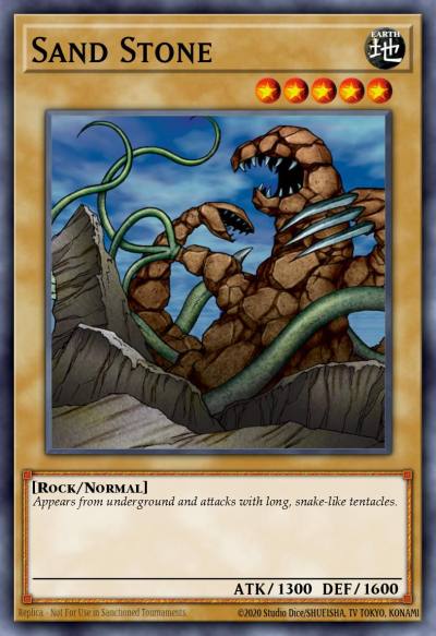 Sand Stone Common LOB-109 Legend of Blue Eyes White Dragon Yugioh card
