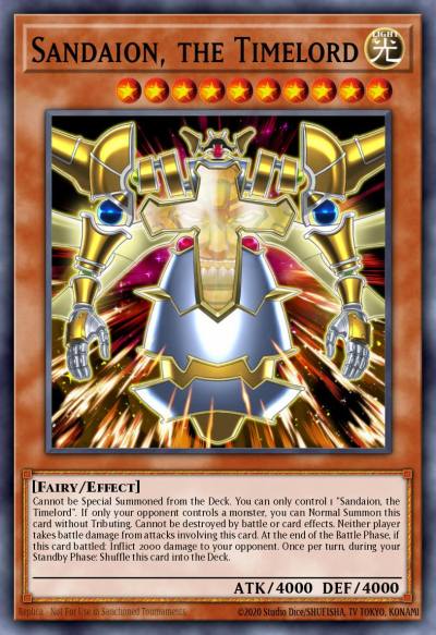 Sandaion the Timelord Ultra Rare BLRR-EN025 Battles of Legend Relentless Revenge Yugioh card