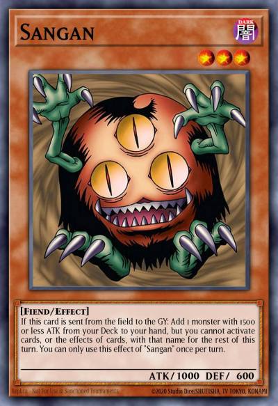 Sangan Rare DB2-EN042 Dark Beginning 2 Yugioh card