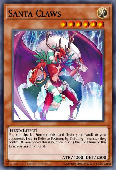 Santa Claws Rare MZMU-EN079 Maze of Muertos Yugioh card