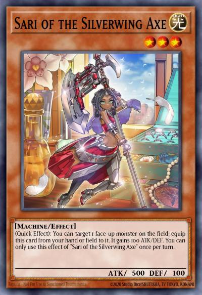 Sari of the Silverwing Axe Common MP24-EN315 25th Anniversary Tin Dueling Mirrors Yugioh card