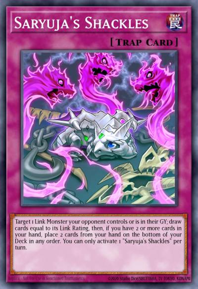 Saryujas Shackles Common DANE-EN082 Dark Neostorm Yugioh card