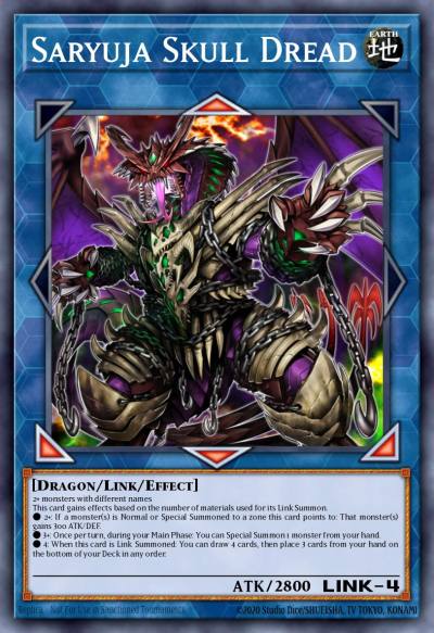 Saryuja Skull Dread Secret Rare MP18-EN202 2018 Mega-Tin Mega Pack Yugioh card