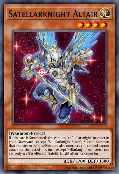Satellarknight Altair Rare MP15-EN075 2015 Mega-Tin Mega Pack Yugioh card
