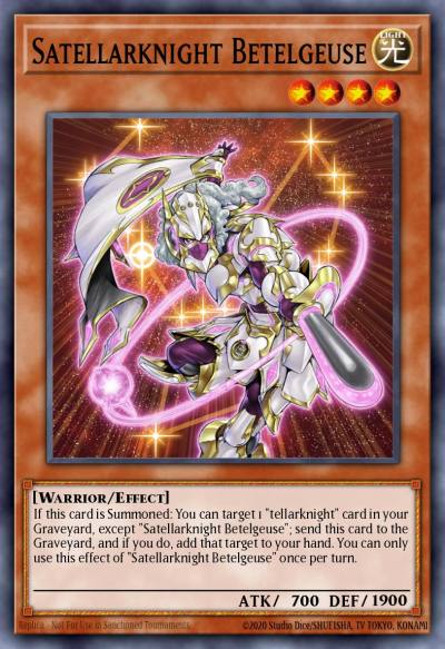 Satellarknight Betelgeuse Common MP15-EN148 2015 Mega-Tin Mega Pack Yugioh card